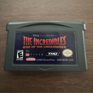 Nintendo Game‎ Boy Advance The Incredibles: Rise of the Underminer Tested -Works